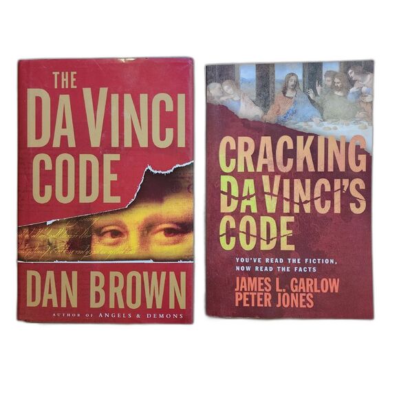 Da Vinci Code 1st Edition Dan Brown + Cracking the Da Vinci Code James Garlow - Picture 1 of 6